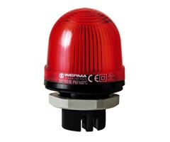 815.100.00 Werma  Permanent Beacon 815 i&#248;37 1:RED for Bulb B15d IP65 Panel Mount